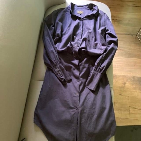 Vivienne Westwood Anglomania Button Down Navy Dress/Shirt Size M - Picture 6 of 16